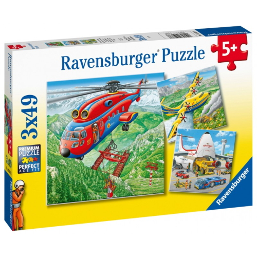 Παζλ Ravensburger 3×49 Αεροπλάνα (05033) 3 Παζλ Ravensburger 3×49 Αεροπλάνα (05033)