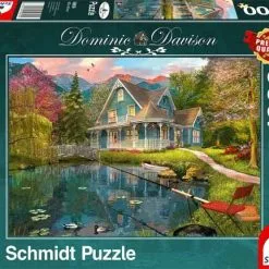 Παζλ 1000 Schmidt Σπίτι Δίπλα Σε Λίμνη (300897) -Παζλ - Puzzle Κατάστημα 688674 1