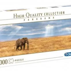Παζλ Clementoni 1000 Κομμάτια H.Q.Panorama ελέφαντας (1220-39484) -Παζλ - Puzzle Κατάστημα 688895 1