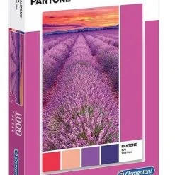 Παζλ Clementoni 1000 Κομμάτια Pantone Μωβ Βιόλες (1260-39493)