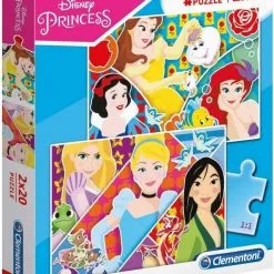 Παζλ 2×20 Super Color Clementoni Disney Princess (1200-24766)