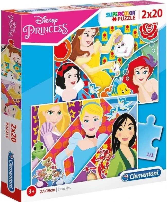 Παζλ 2×20 Super Color Clementoni Disney Princess (1200-24766) 3 Παζλ 2×20 Super Color Clementoni Disney Princess (1200-24766)
