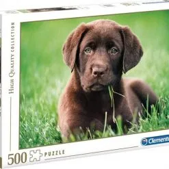 Παζλ 500 High Quality Clementoni Καφέ Κουταβάκι (1220-35072)