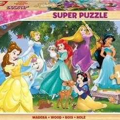 Παζλ 100 Educa Ξύλινα Princesses (17628)