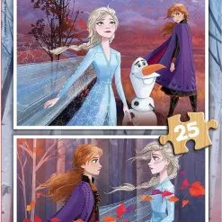 Παζλ 2×25 Educa Ξύλινα Frozen 2 (18085)