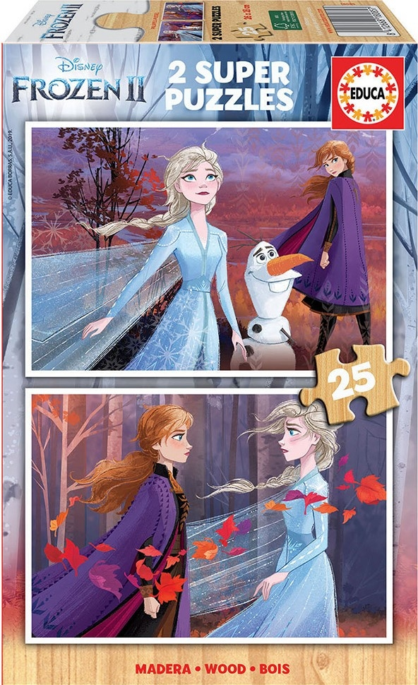 Παζλ 2×25 Educa Ξύλινα Frozen 2 (18085) 3 Παζλ 2×25 Educa Ξύλινα Frozen 2 (18085)